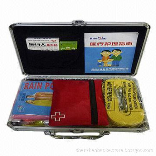 Aluminum alloy portable first-aid kit for car, drive more safe